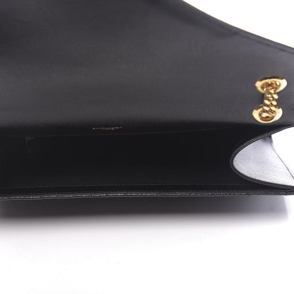 Saint Laurent Grain De Poudre Large Tri-Quilt Monogram Satchel Black 5 of 9