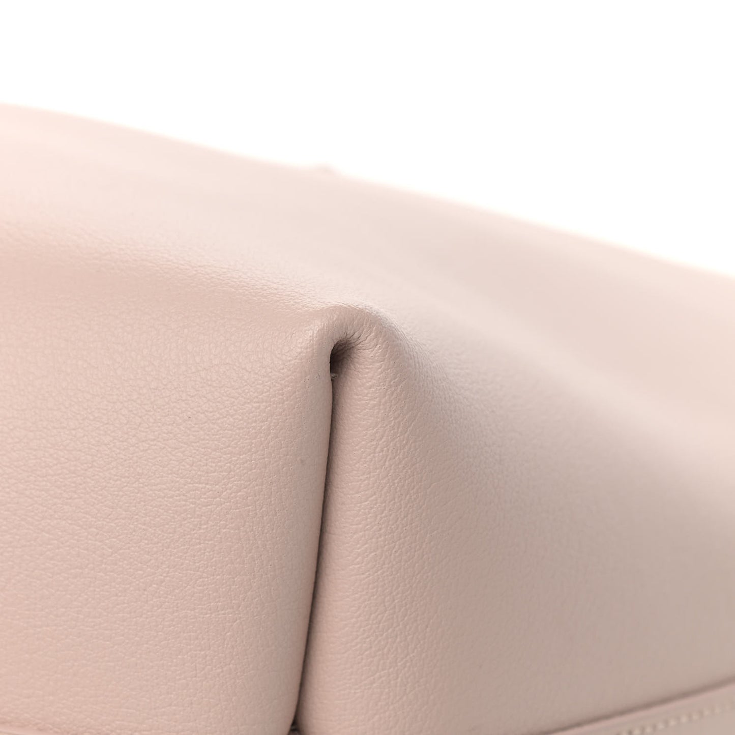 Calfskin Large Shopping Tote Pale Blush