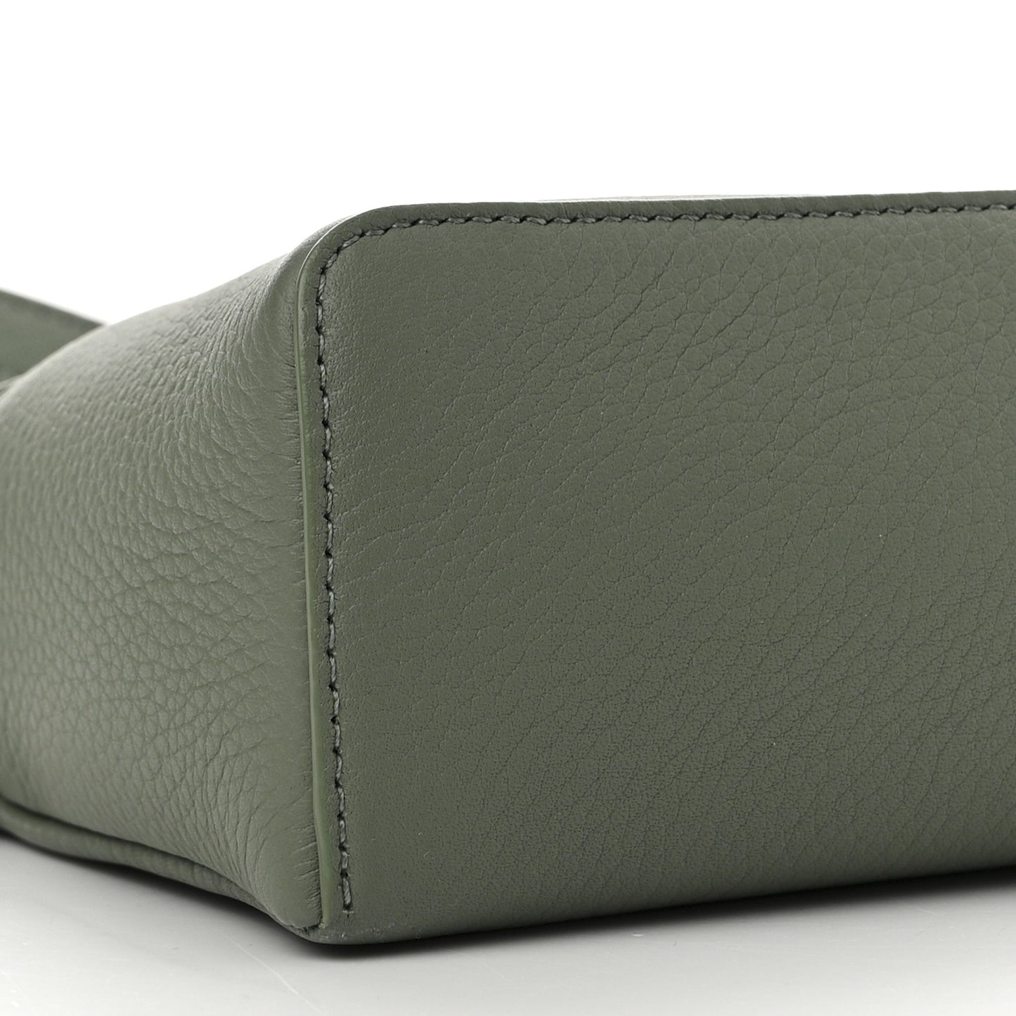 Grained Calfskin L19 Extra Pocket Pouch Sage Brush Leaves