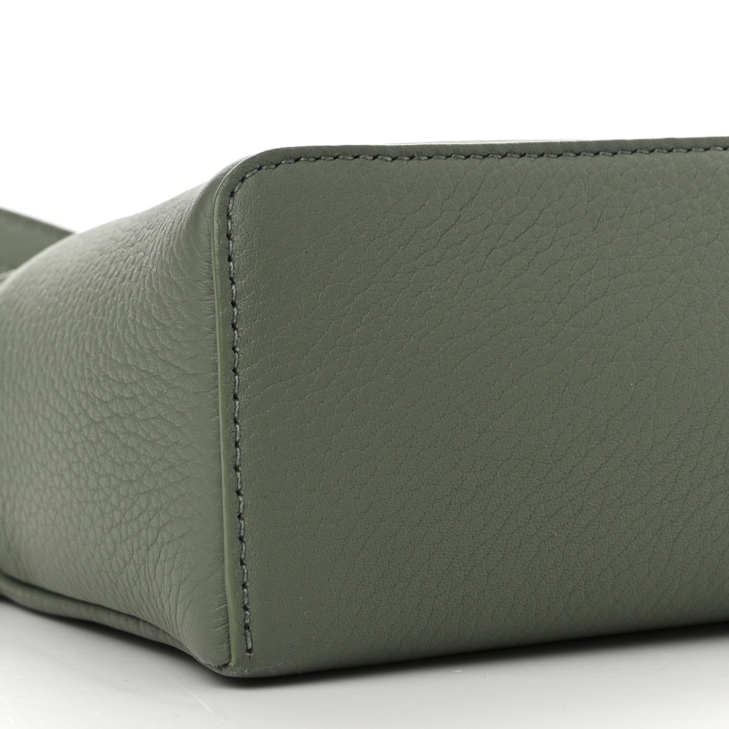 Loro Piana Grained Calfskin L19 Extra Pocket Pouch Sage Brush Leaves 8 of 10