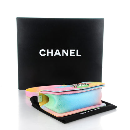 Chanel Caviar Quilted Small Cuba Rainbow Boy Flap Multicolor 4 of 7