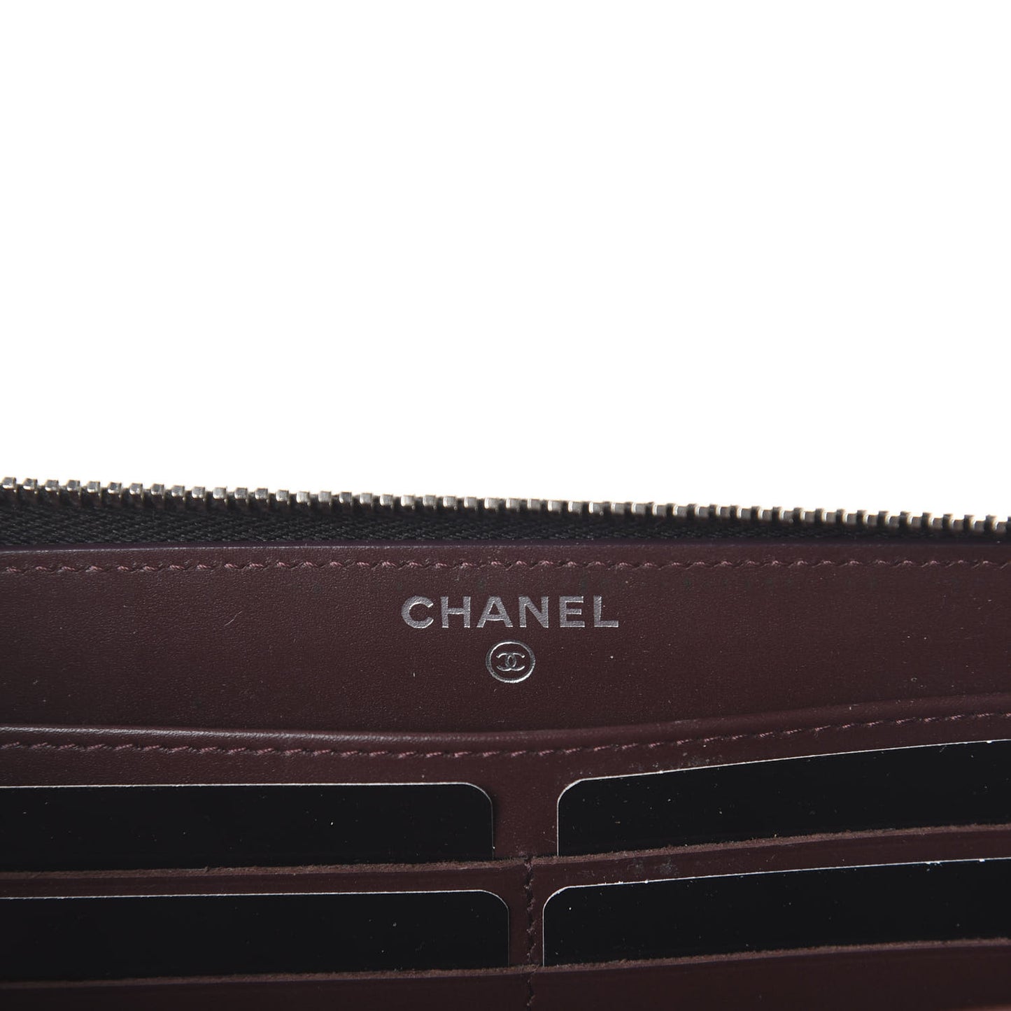 Caviar Quilted Large Gusset Zip Around Wallet Black