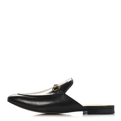 Gucci Calfskin Mens Princetown Slippers 11 Black 1 of 10