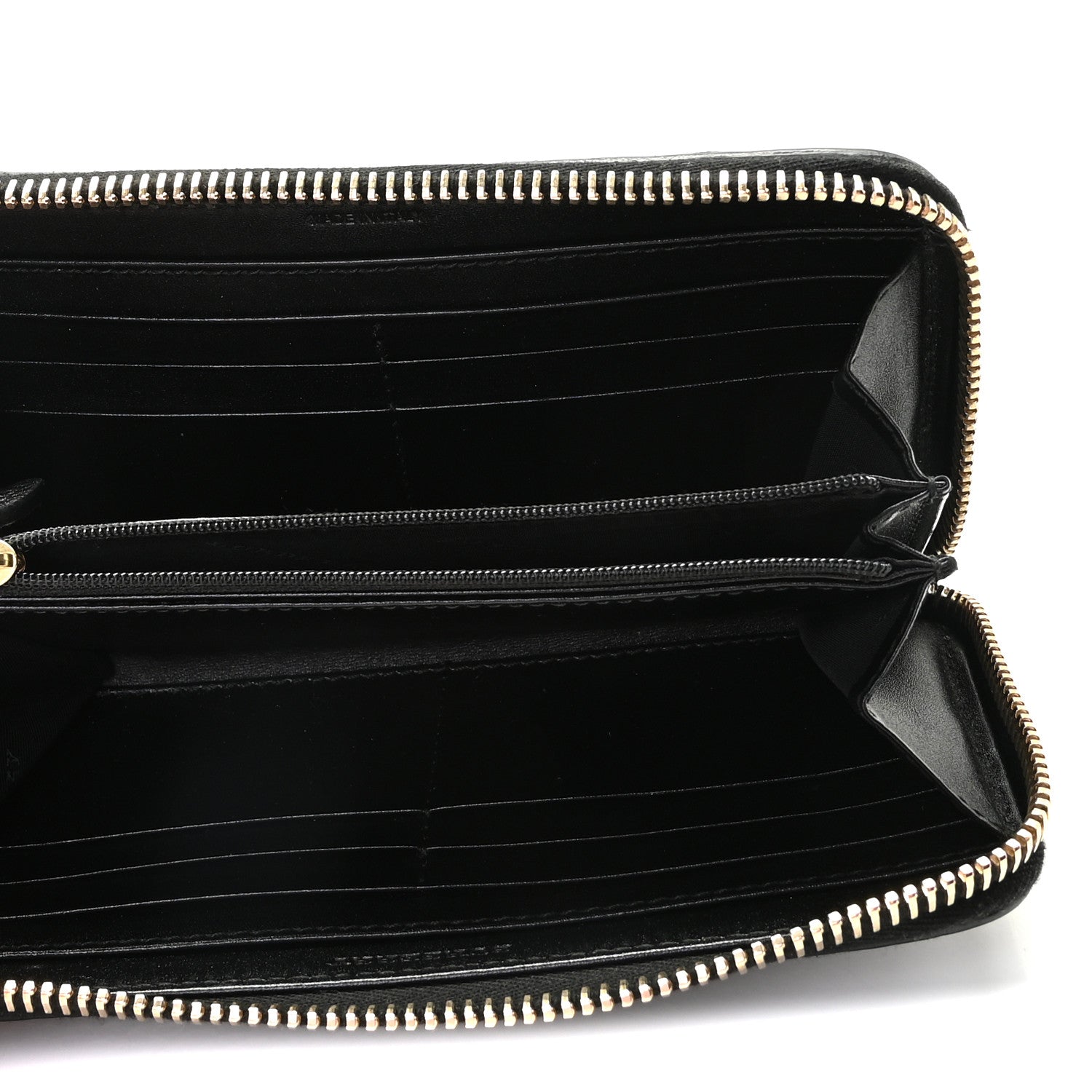 Burberry Grainy Calfskin Zip Around Wallet Black 7 of 11