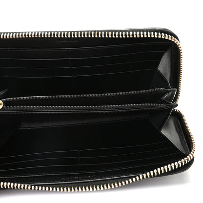 Burberry Grainy Calfskin Zip Around Wallet Black 7 of 11