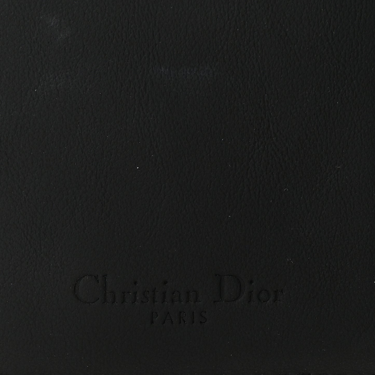 Ultra Matte Calfskin Saddle Lotus Wallet Black