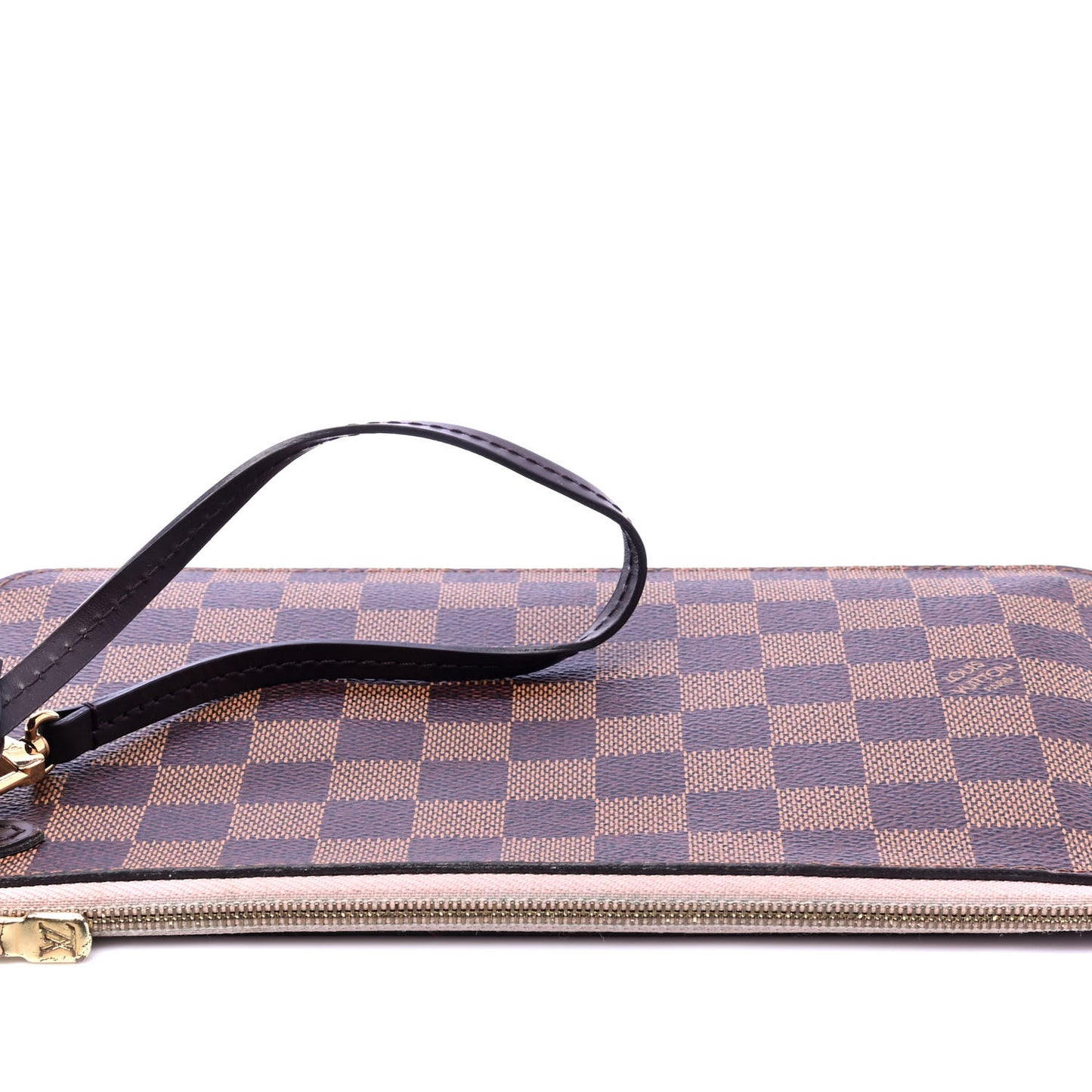Damier Ebene Neverfull MM GM Pochette Rose Ballerine