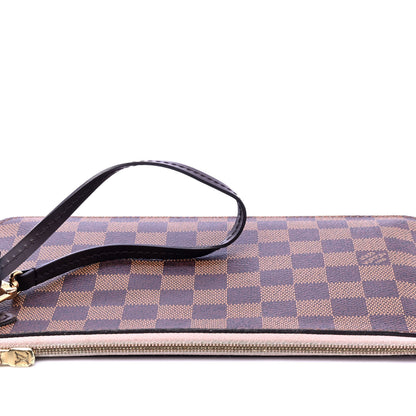 Louis Vuitton Damier Ebene Neverfull MM GM Pochette Rose Ballerine 5 of 6