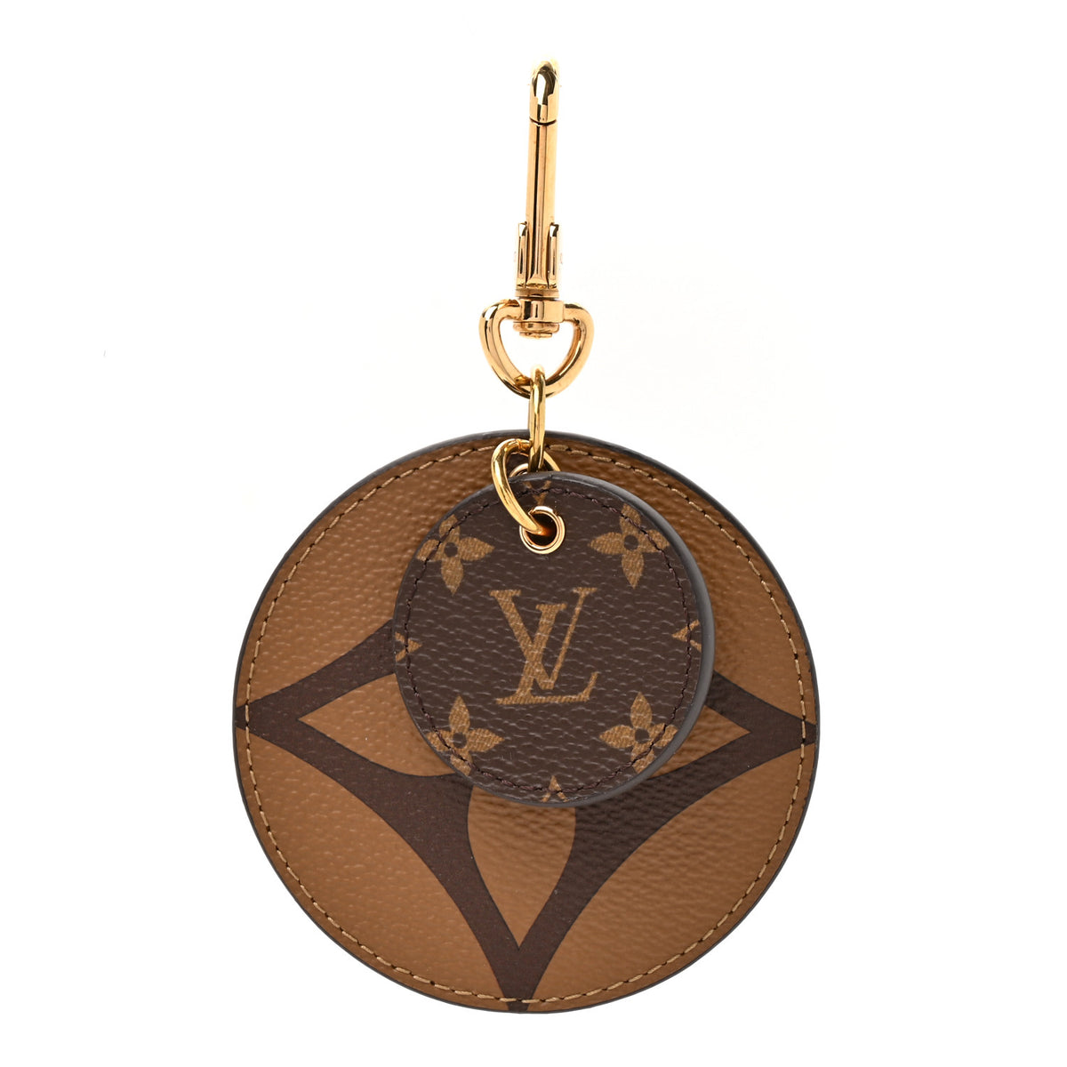 Louis Vuitton Monogram Reverse Key Holder Bag Charm 1 of 3
