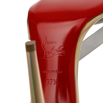 Christian Louboutin Patent Psychic Astridal 100 Pumps 37.5 Gold 8 of 10