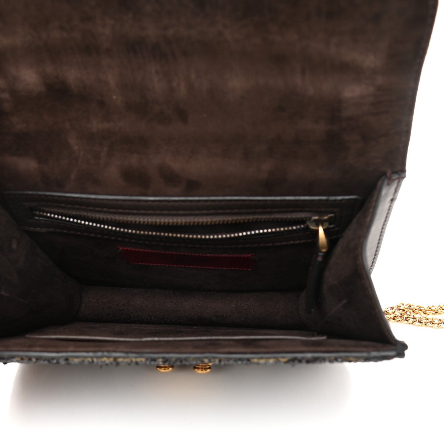 Valentino Garavani Vitello Beaded Small Glam Lock Rockstud Flap Black Multicolor 5 of 11