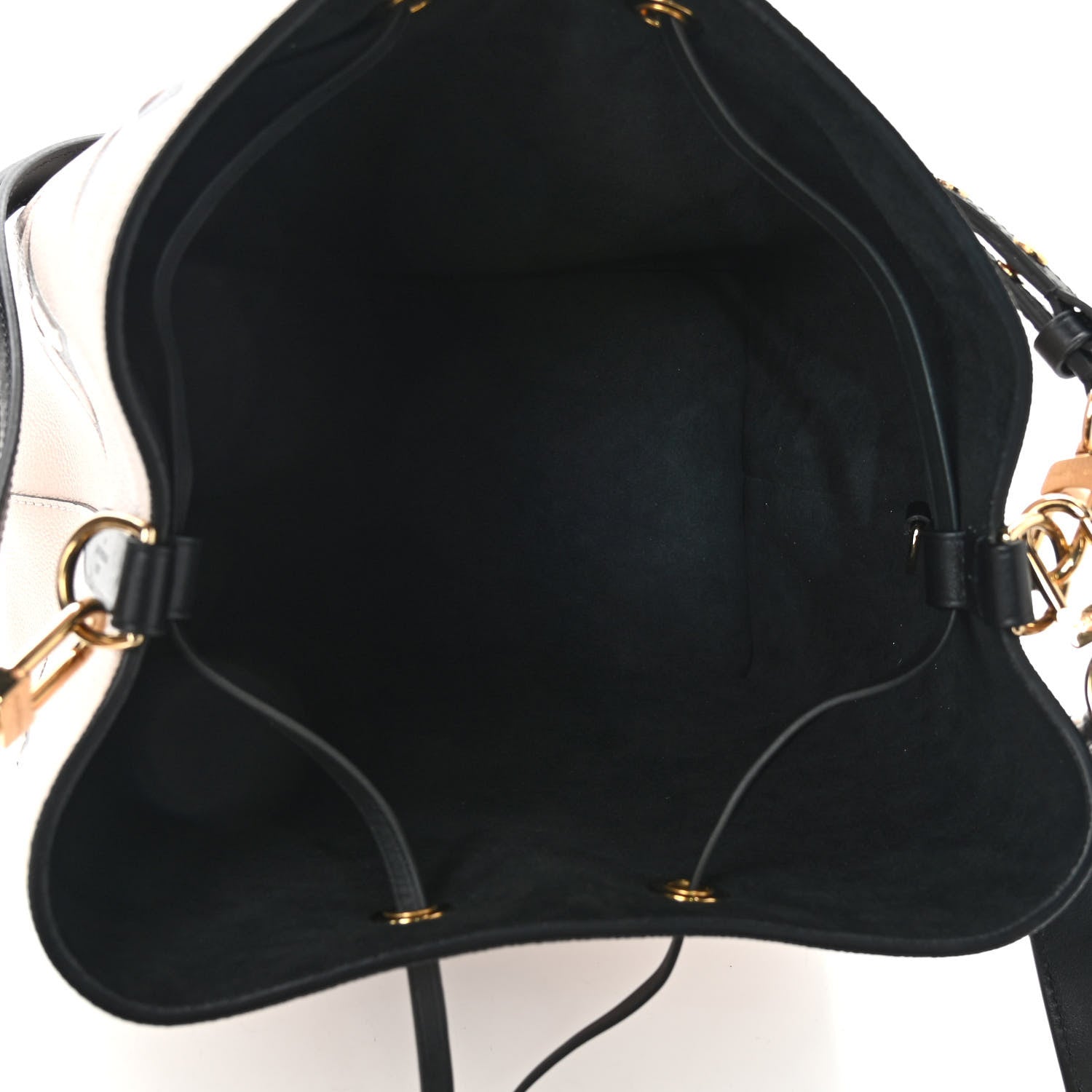Louis Vuitton Empreinte Monogram Giant Crafty Neonoe MM Creme Black 6 of 8