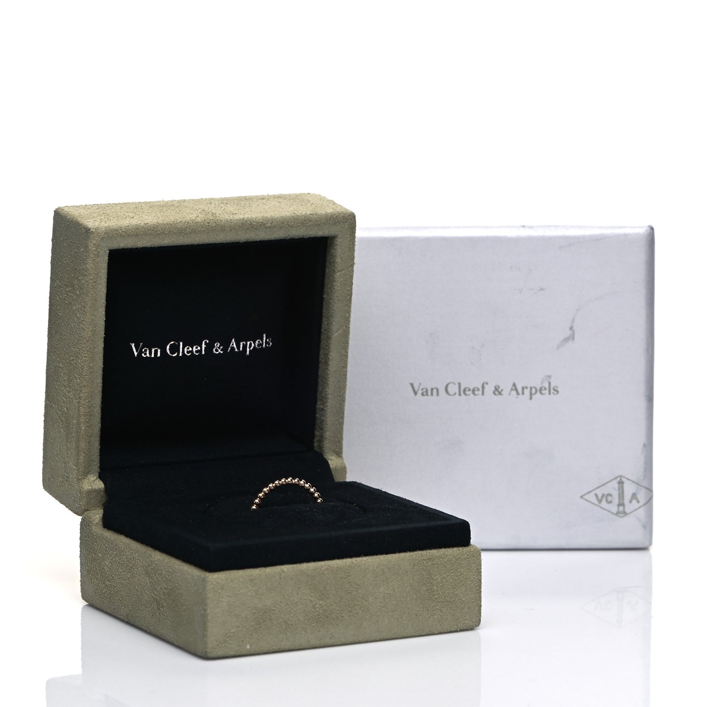 18K Rose Gold Small Perlee Ring 48 4.5