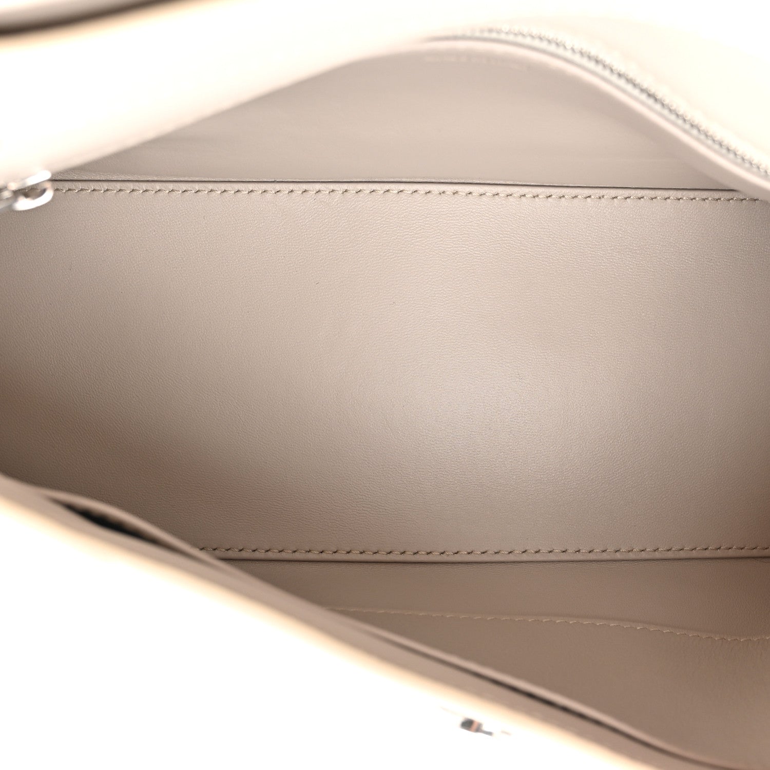 Balenciaga Semi Shiny Smooth Calfskin Small Downtown Shoulder Bag Cold Beige 5 of 14