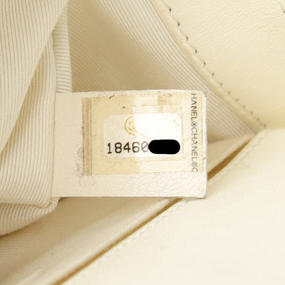 Chanel Lambskin Quilted Small Boy Flap White 7 of 9