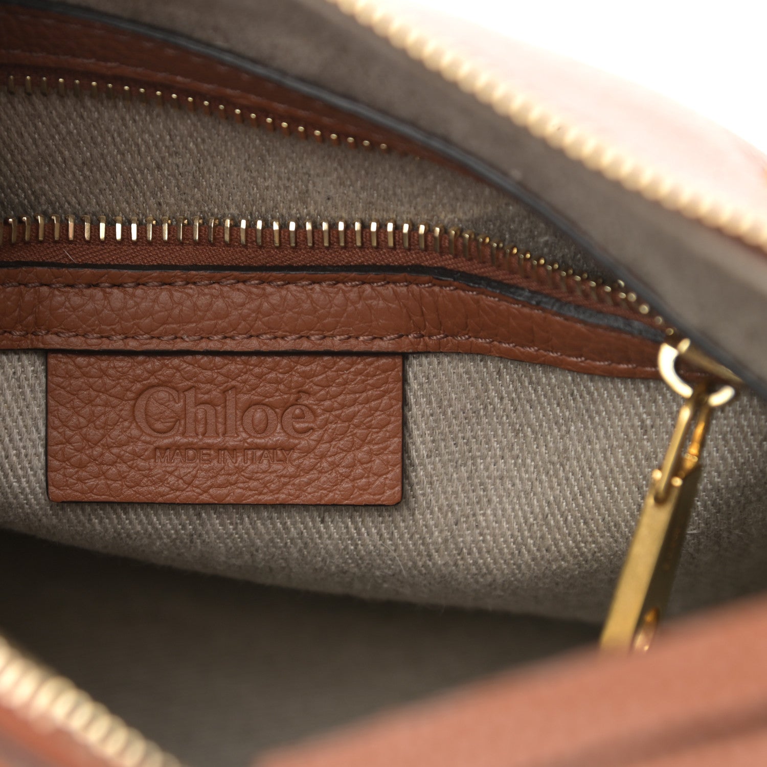 Chloe Calfskin Small Marcie Satchel Tan 6 of 13