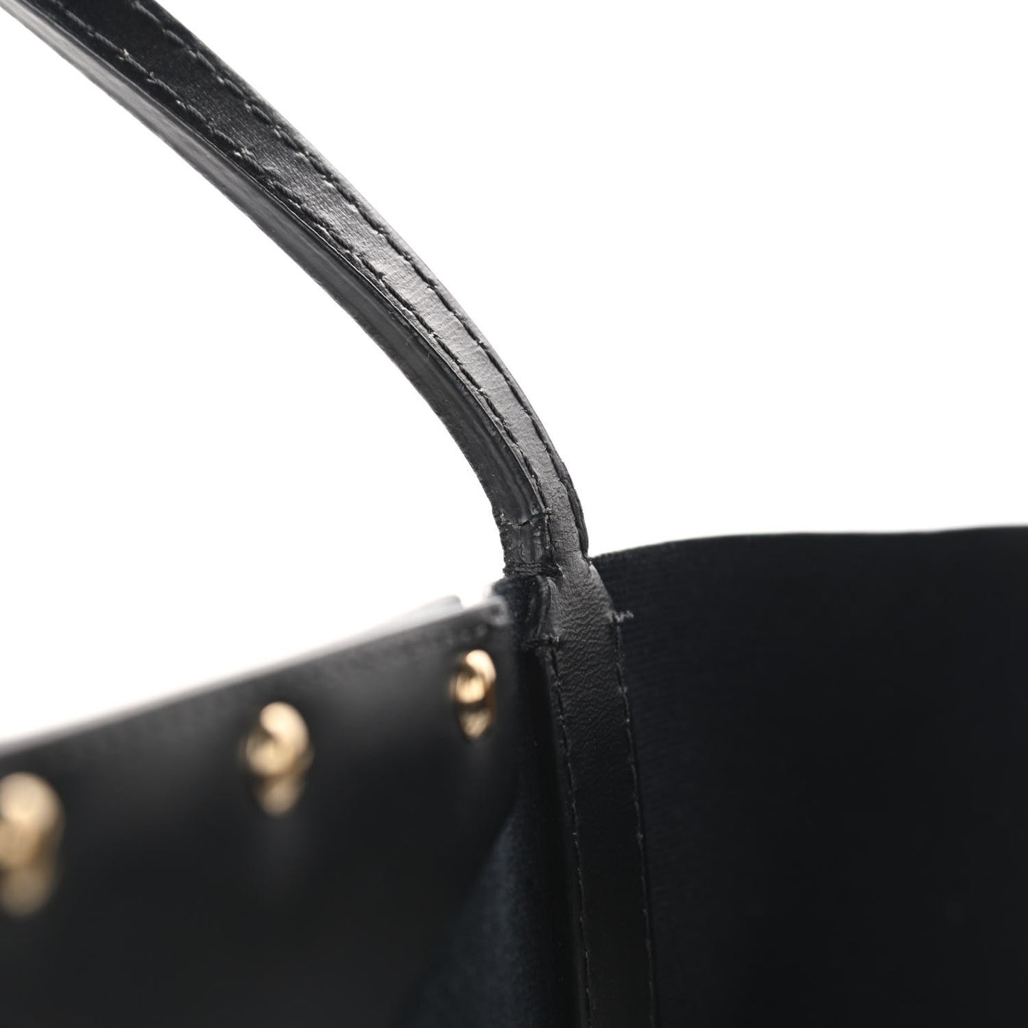 Textured Coated Canvas Rottweiler Pint Large Antigona Tote Black