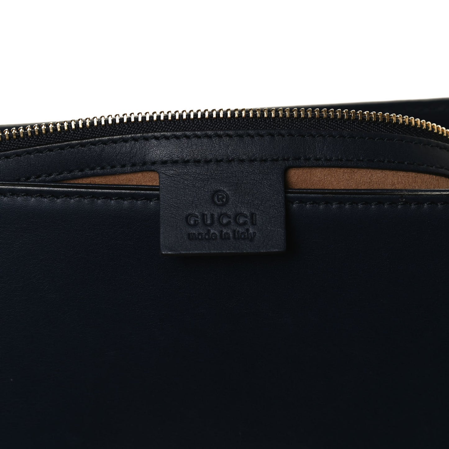 Calfskin Medium Padlock Signature Top Handle Bag Navy