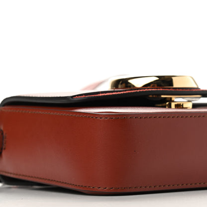Chloe Shiny Calfskin Suede Mini C Bag Sepia Brown 8 of 9