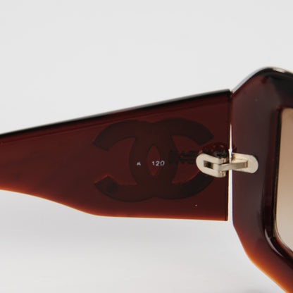 Chanel Mother of Pearl CC Sunglasses 5076-H Tortoise 4 of 6