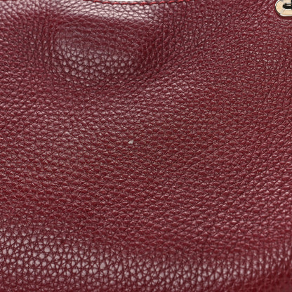 Valentino Garavani Pebbled Calfskin Medium Rockstud Tote Camelia 9 of 9