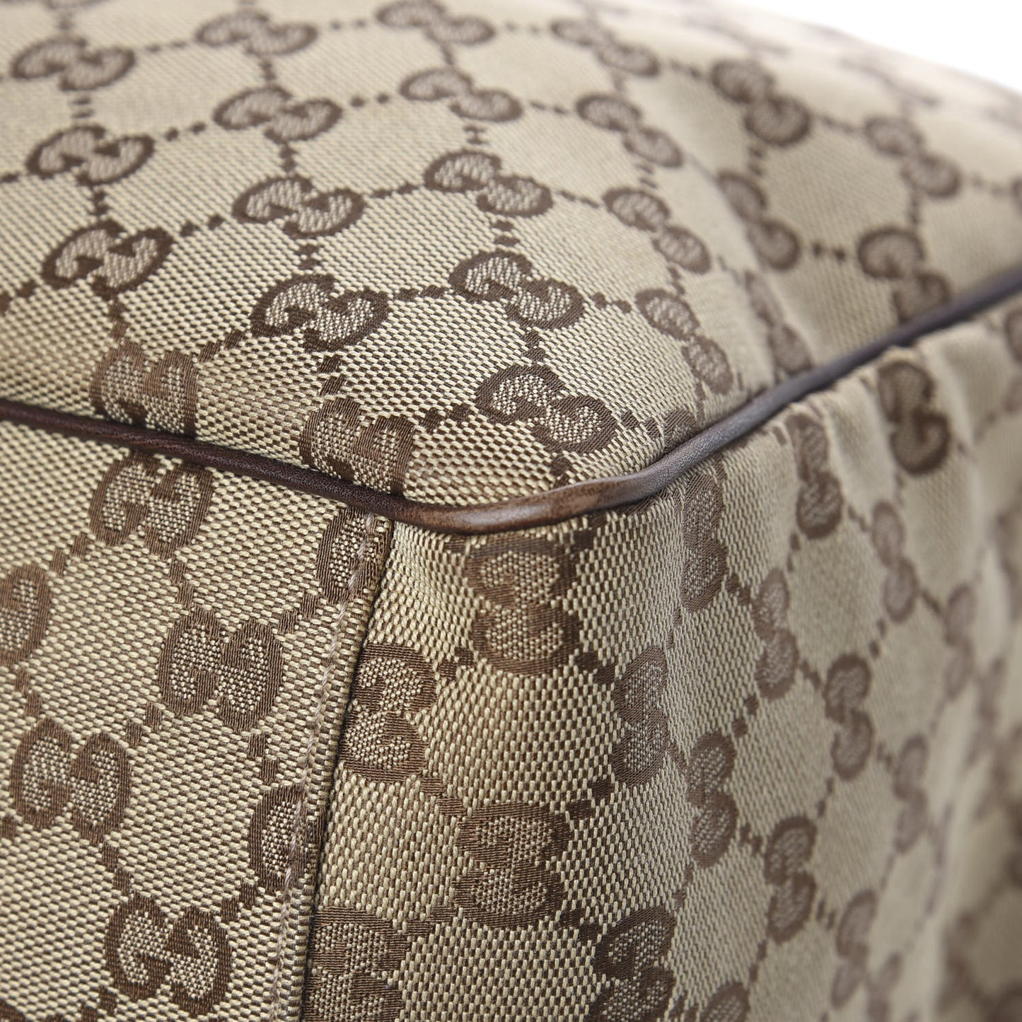 Monogram Large Positano Tote Brown