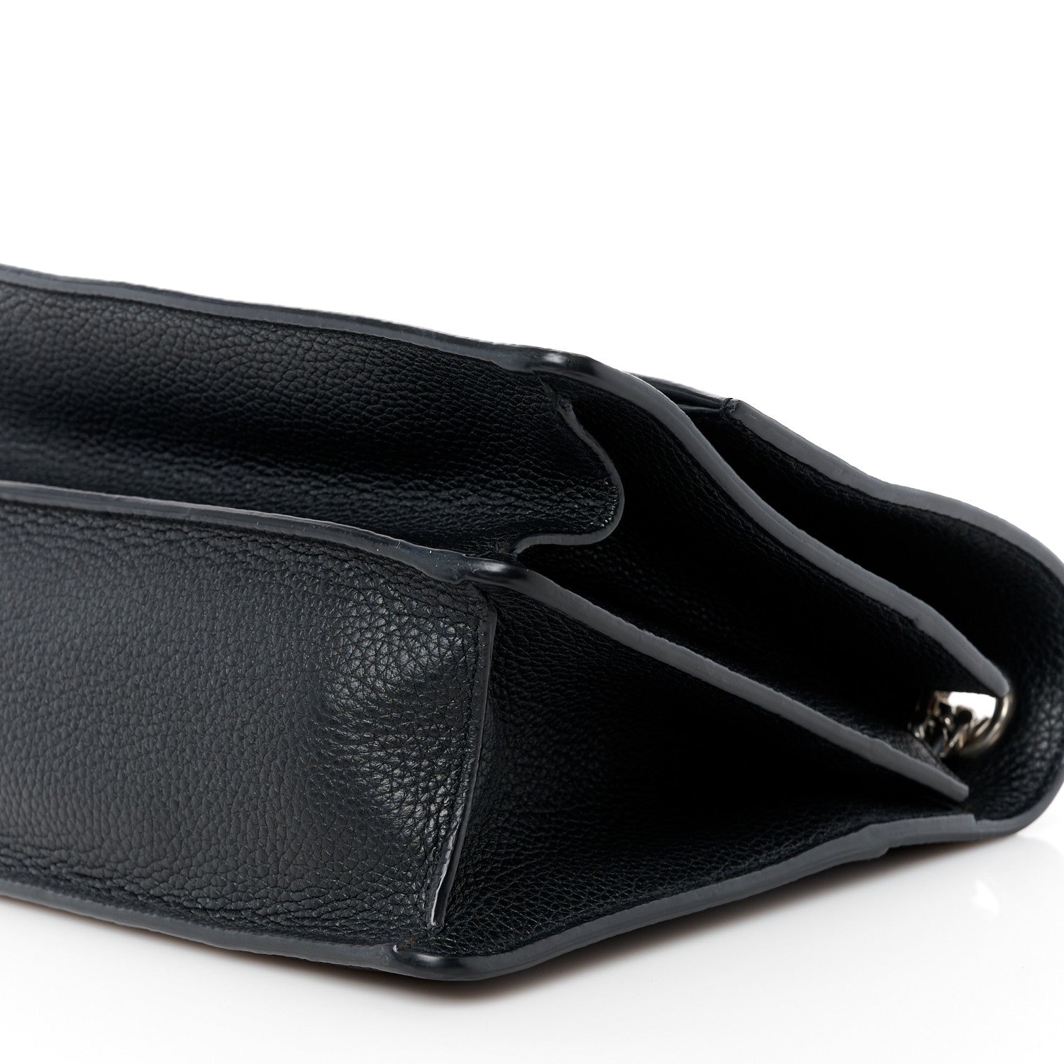 Saint Laurent SAINT LAURENT Grained Calfskin Medium Monogram Sunset Crossbody Black 11 of 11