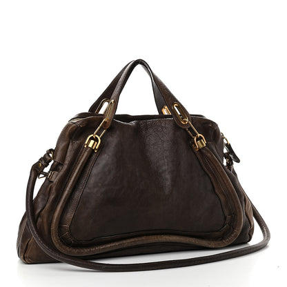 Chloe Calfskin Large Paraty Chocolate 2 of 16