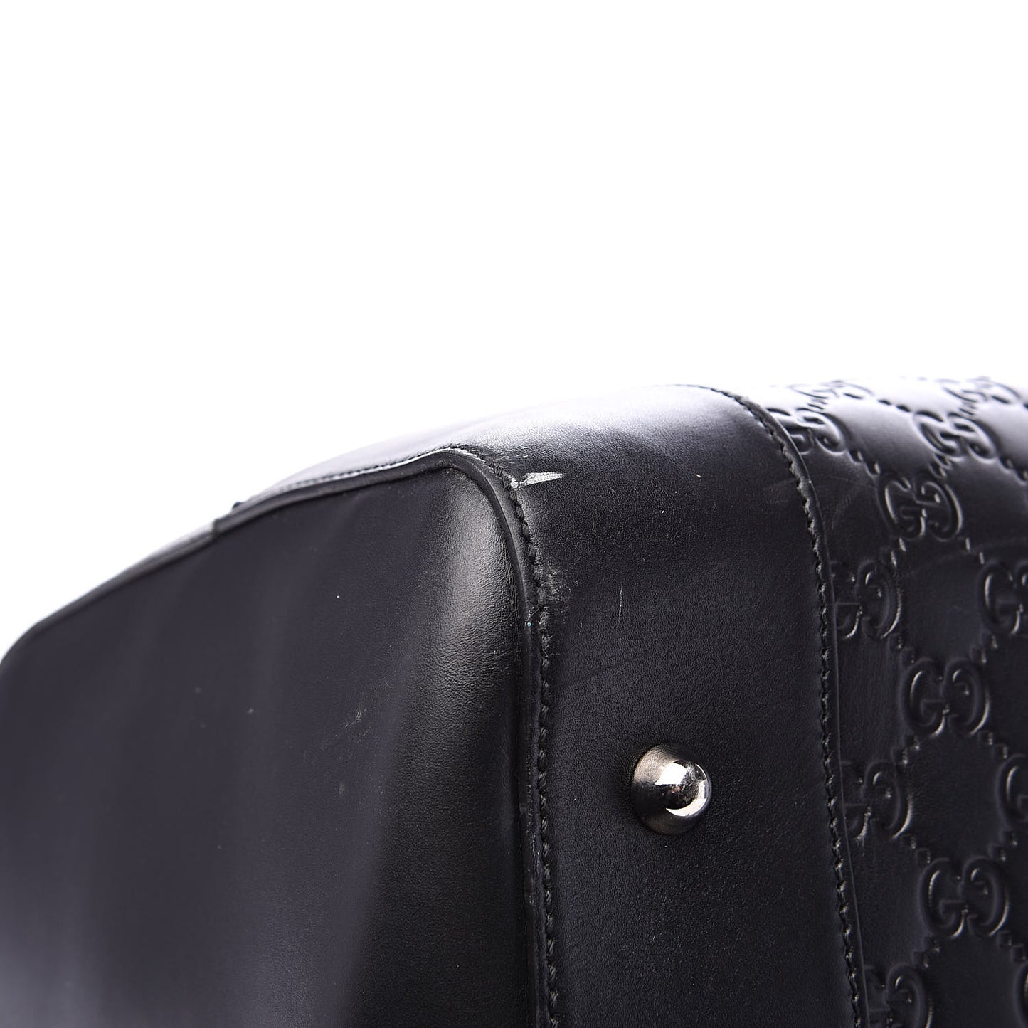 Guccissima Signature Large Duffle Black