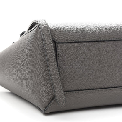 Celine Grained Calfskin Micro Belt Bag Grey 5 of 9