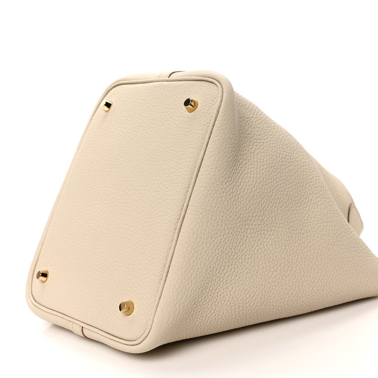Hermes Taurillon Clemence Picotin Lock 22 MM Beton 7 of 7