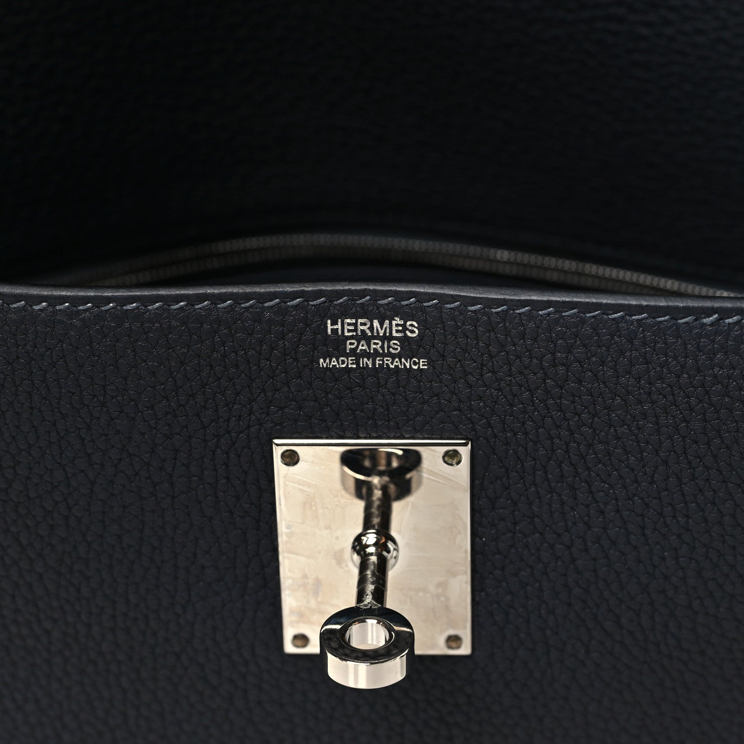 Hermes Togo Kelly Messenger GM Bleu Nuit 6 of 10