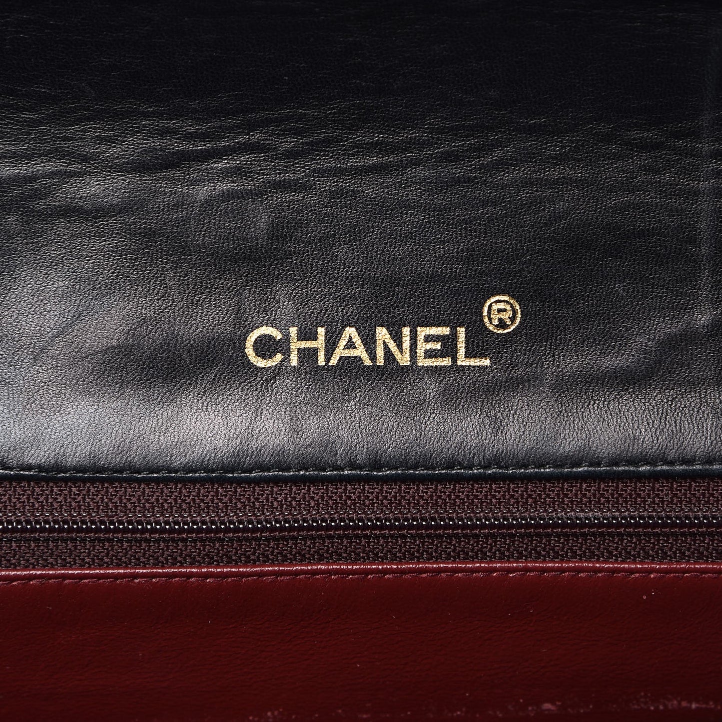 Lambskin Quilted XL Jumbo Single Flap Black