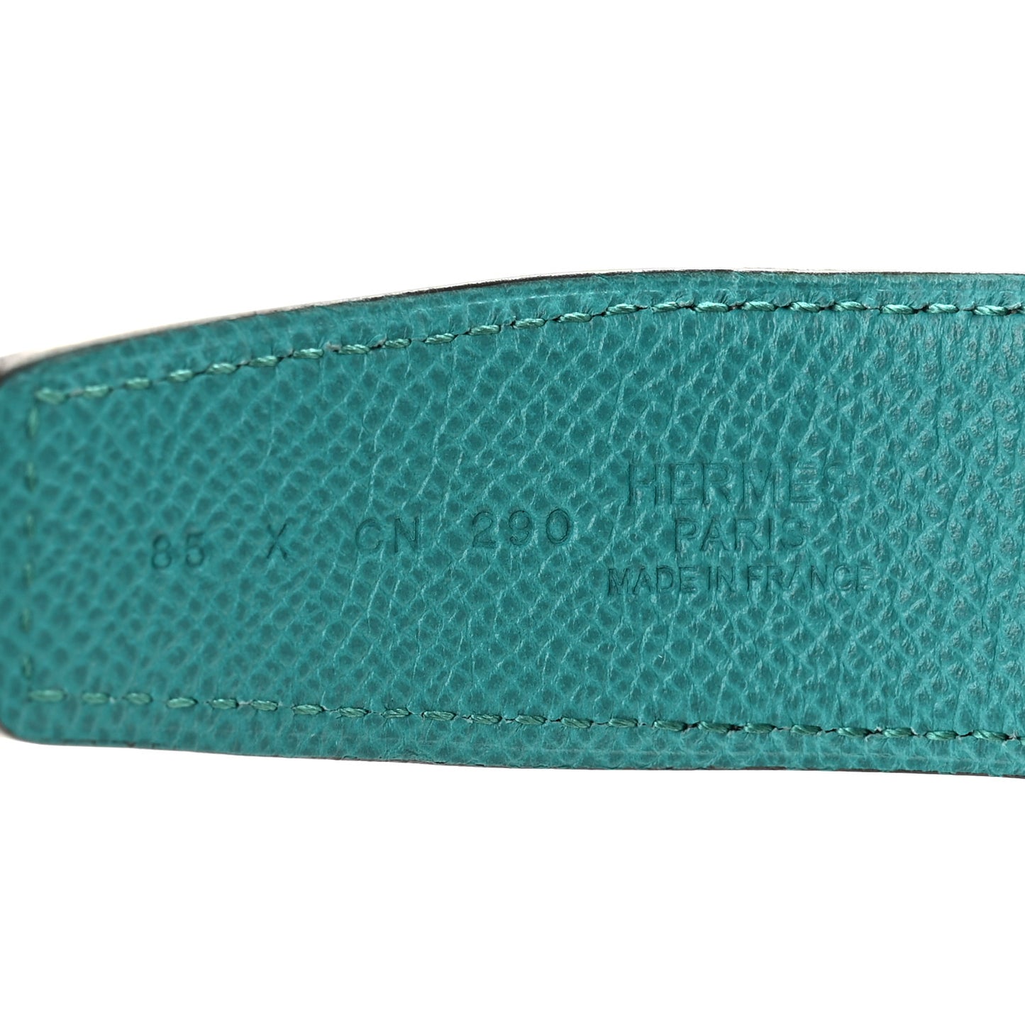 Swift Epsom 32mm H Belt 85 34 Gold Bleu Paon