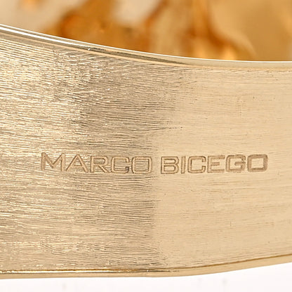 Marco Bicego 18K Yellow Gold Medium Lunaria Cuff Bracelet 3 of 4