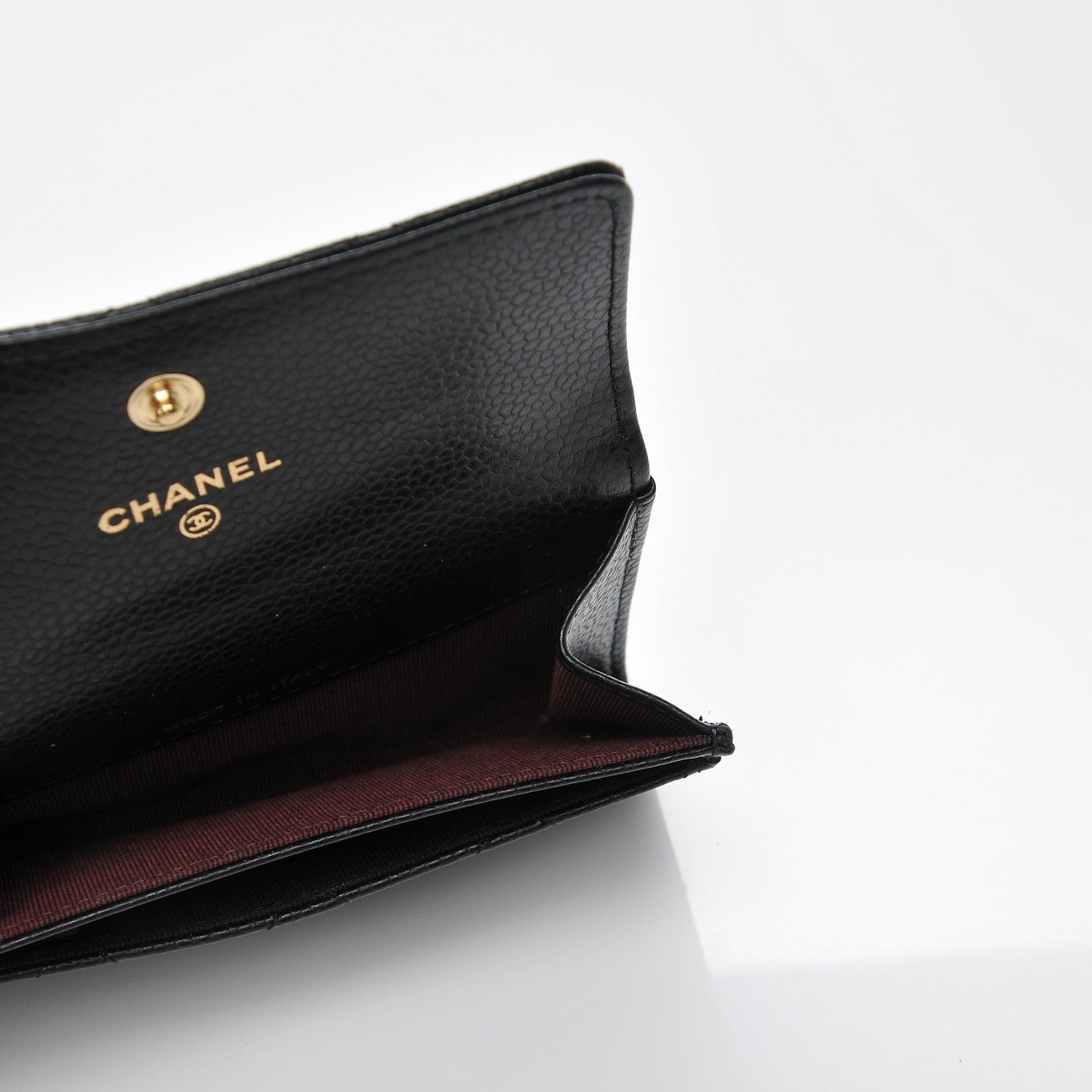 Chanel Caviar Quilted Flap Card Holder Black 5 of 7