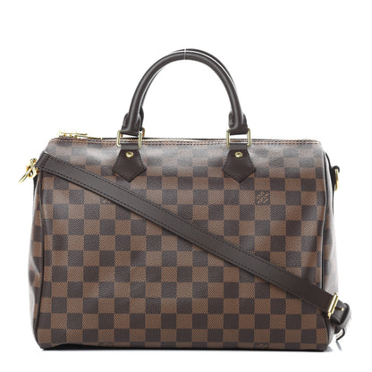 Louis Vuitton Damier Ebene Speedy Bandouliere 30 1 of 10