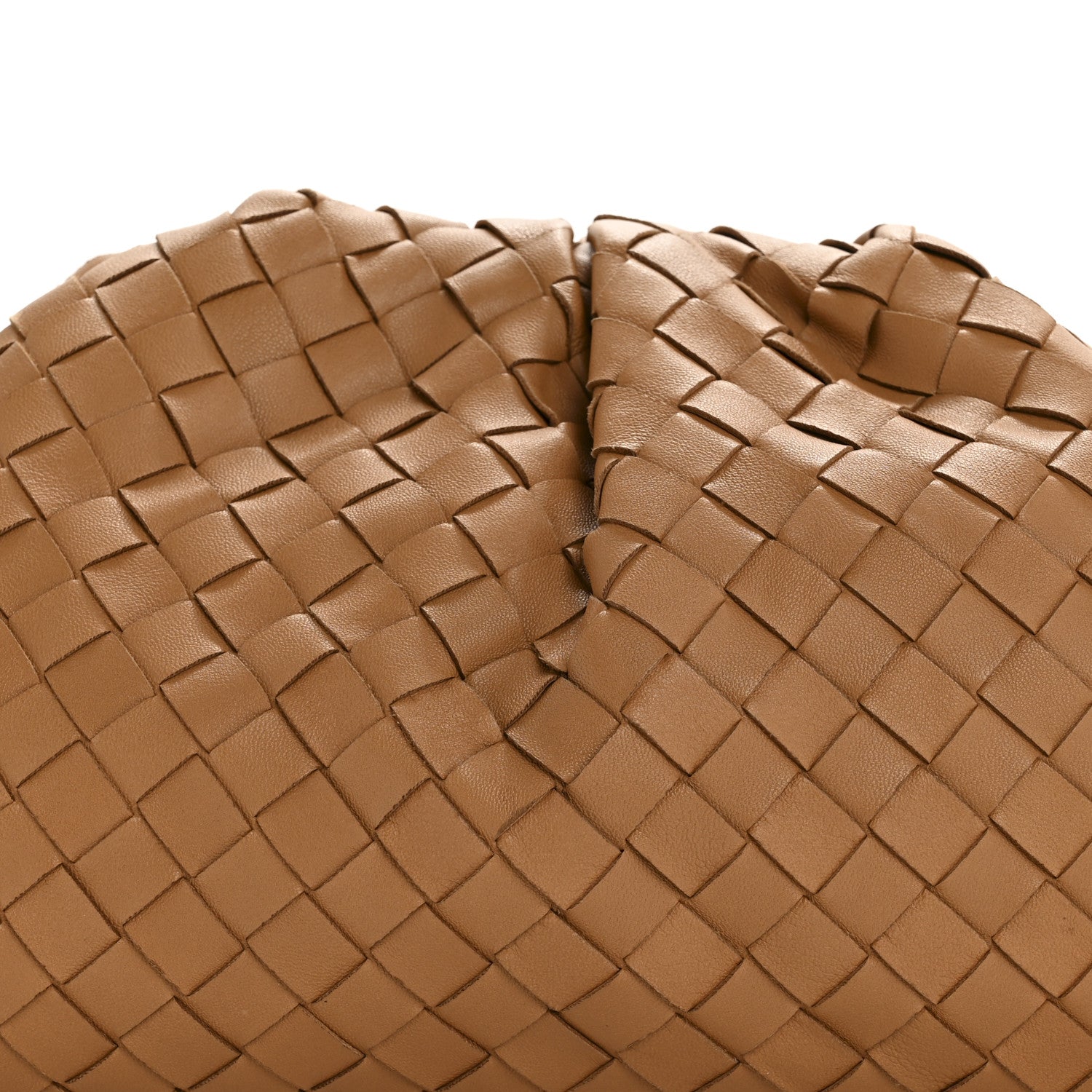 Bottega Veneta Nappa Maxi Intrecciato The Pouch Oversized Clutch Caramel 8 of 12