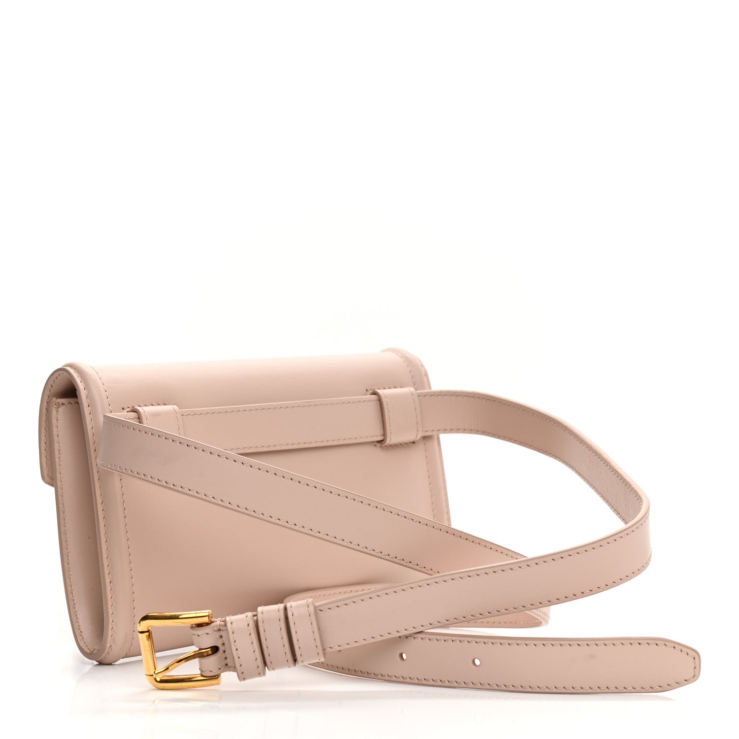 Dolce & Gabbana Agnello Vitello Devotion Belt Bag 95 38 Rosa Laminato 3 of 15