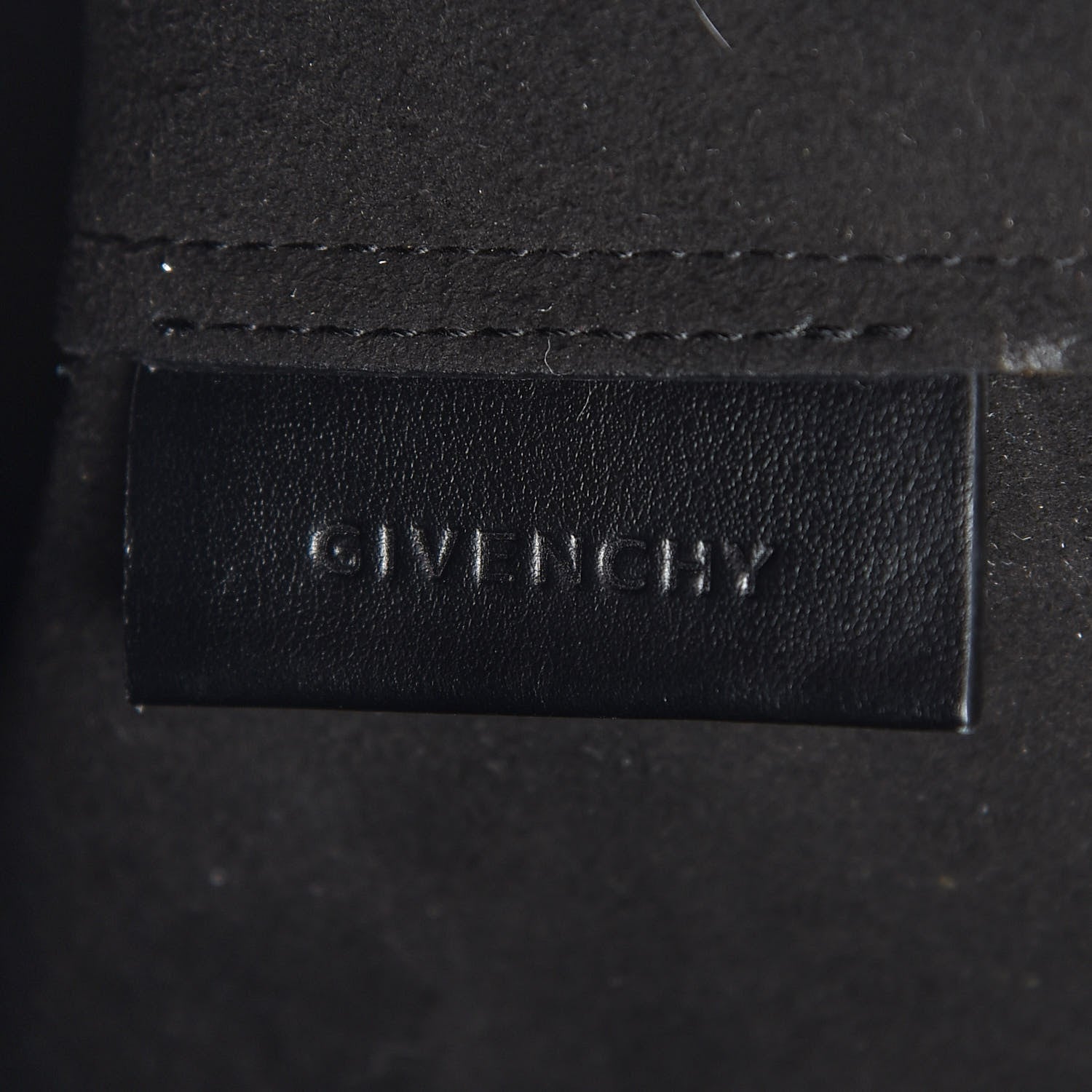 Givenchy Calfskin Logo Print Stargate Shopper Tote Black 7 of 12