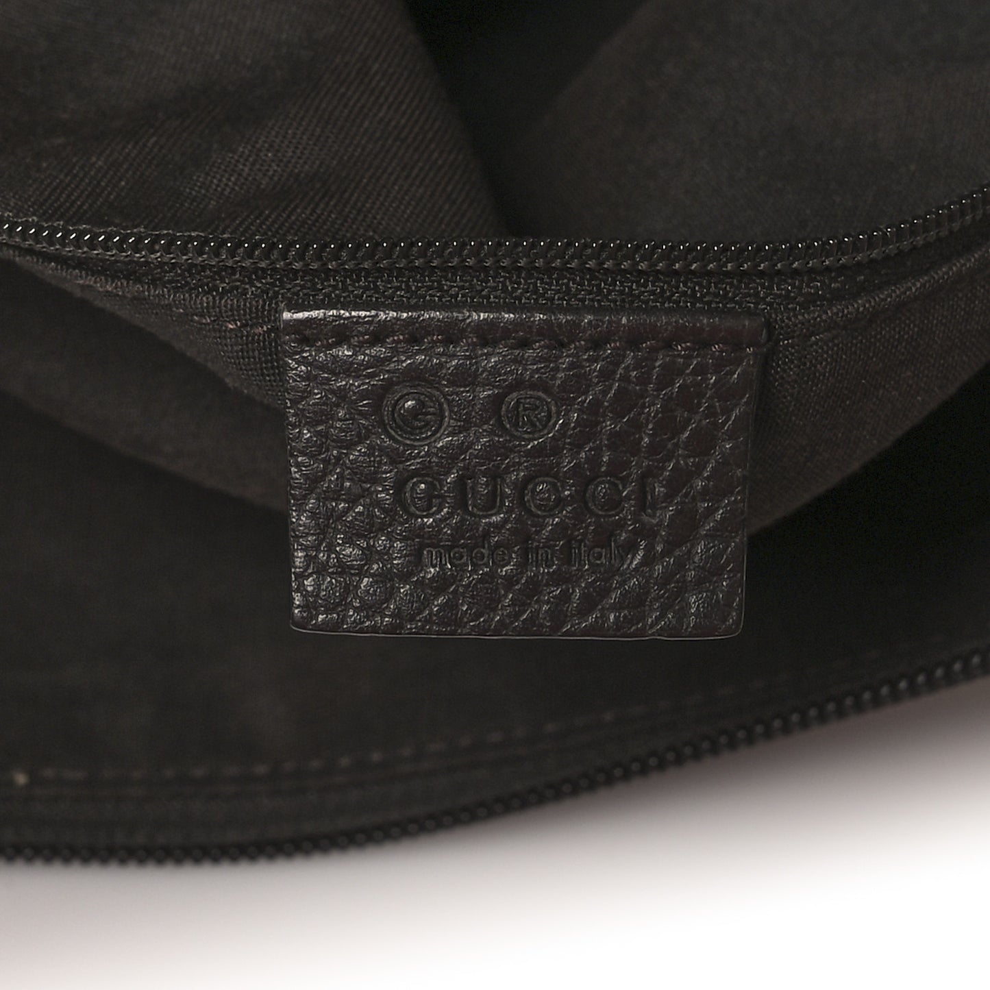 Crystal Monogram Medium Abbey Pocket Hobo Tote Dark Brown