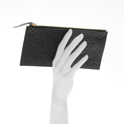 Louis Vuitton Empreinte Felicie Chain Wallet Zippered Insert Black 2 of 6