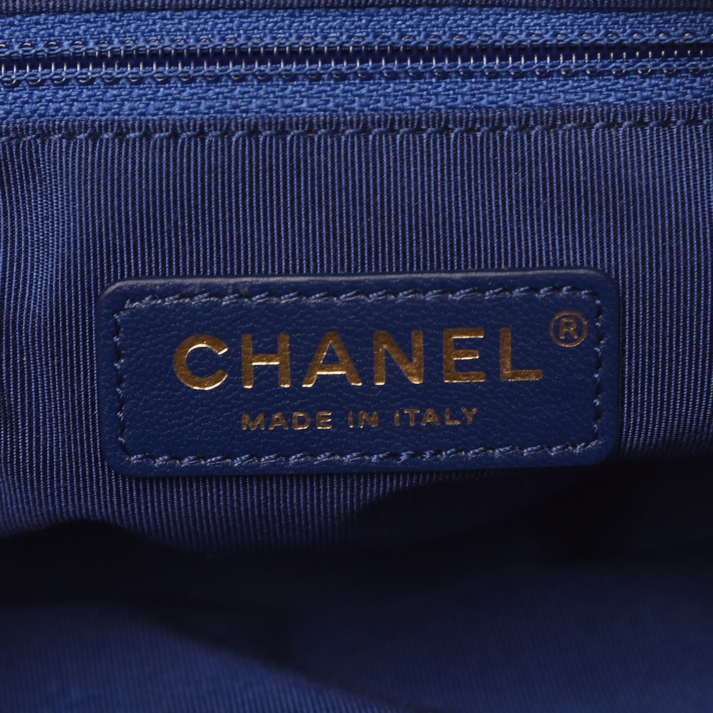 Caviar Quilted Small Carry Around Bowling Bag Blue