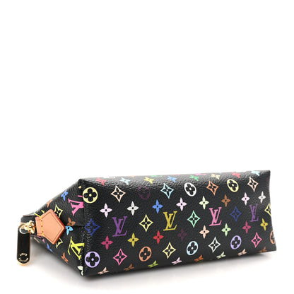 Louis Vuitton Monogram Multicolor Cosmetic Pouch Black Grenade 4 of 7