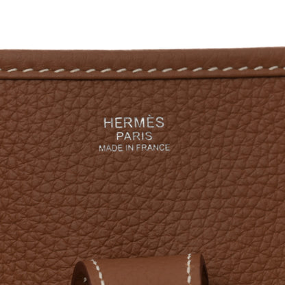 Hermes Taurillon Clemence Evelyne III GM Gold 6 of 11