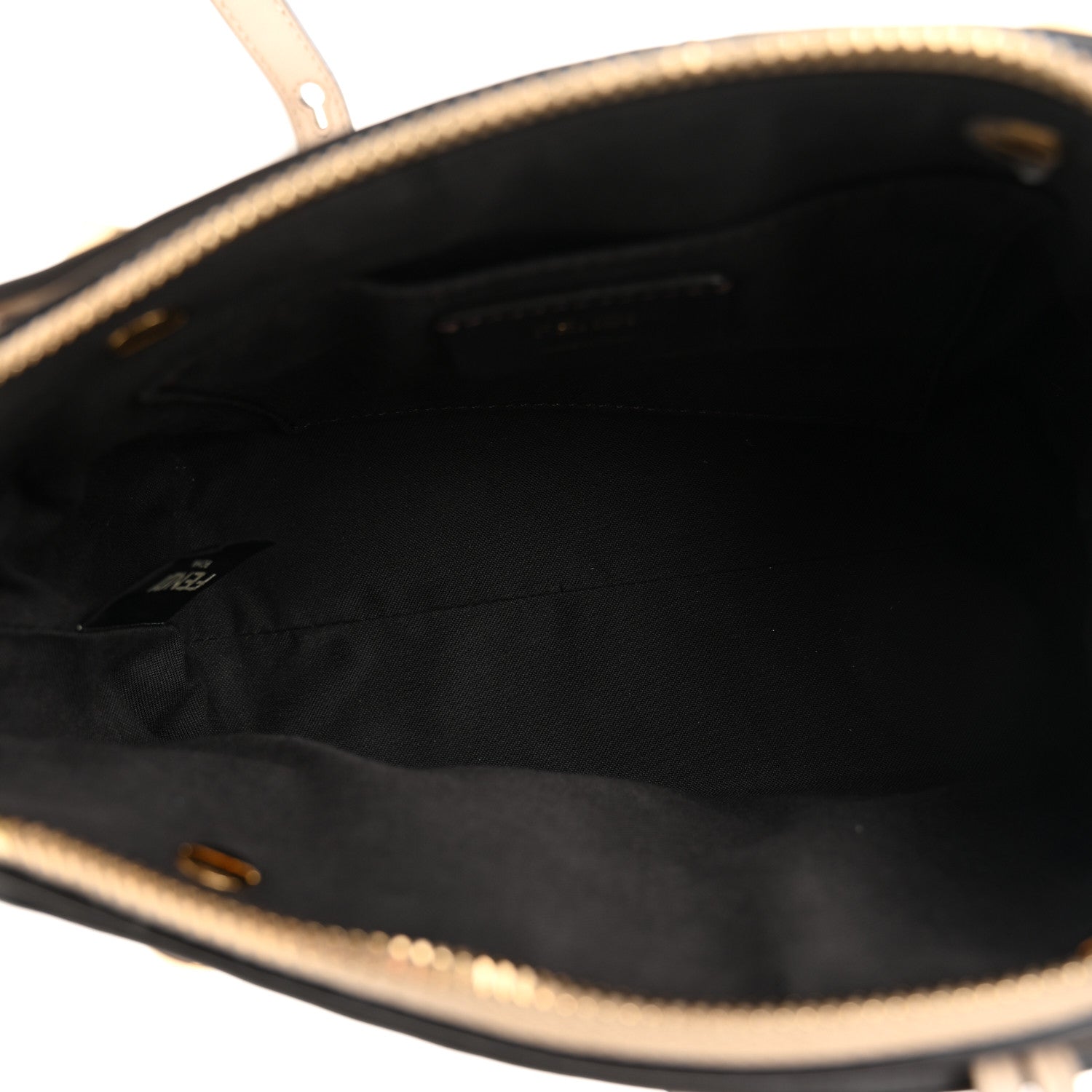 Fendi Vitello King Logo Embossed Mini By The Way Boston Bag Nuvola 5 of 12