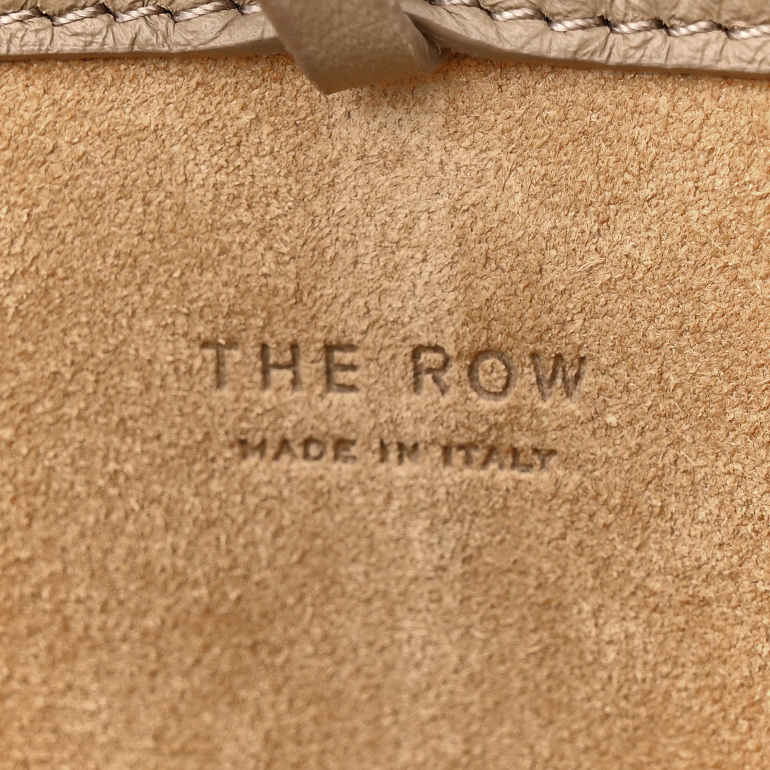 The Row Grained Calfskin Small N/S Park Tote Dark Taupe 7 of 10