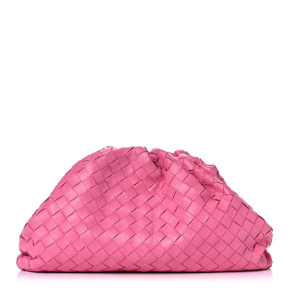 Bottega Veneta Nappa Maxi Intrecciato The Pouch Oversized Clutch Pink 1 of 14