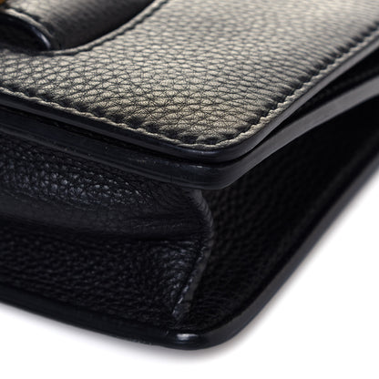 Christian Dior Grained Calfskin Dio(r)evolution Top Handle Flap Bag Black 8 of 10