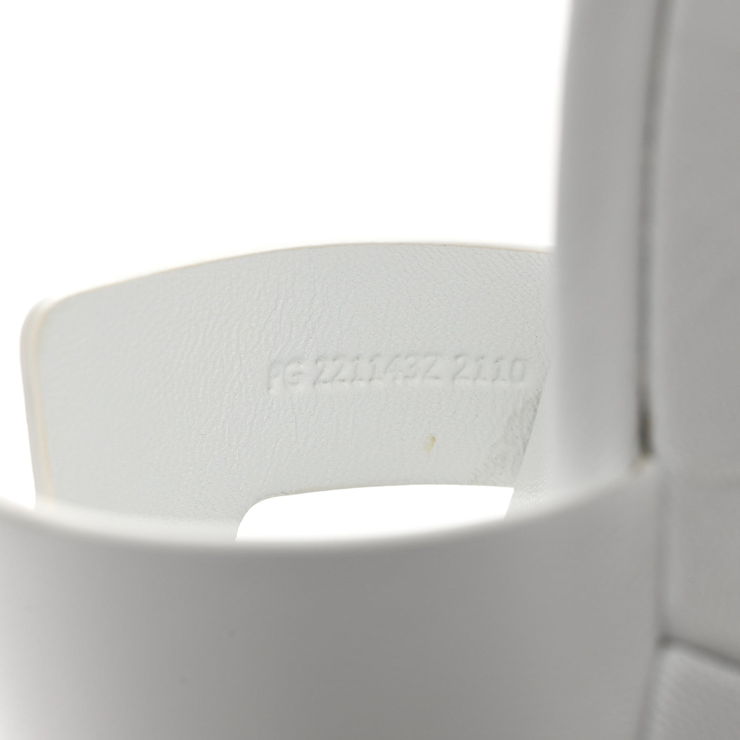 Hermes Goatskin Elda Espadrille Wedge Sandals 35 White 7 of 9
